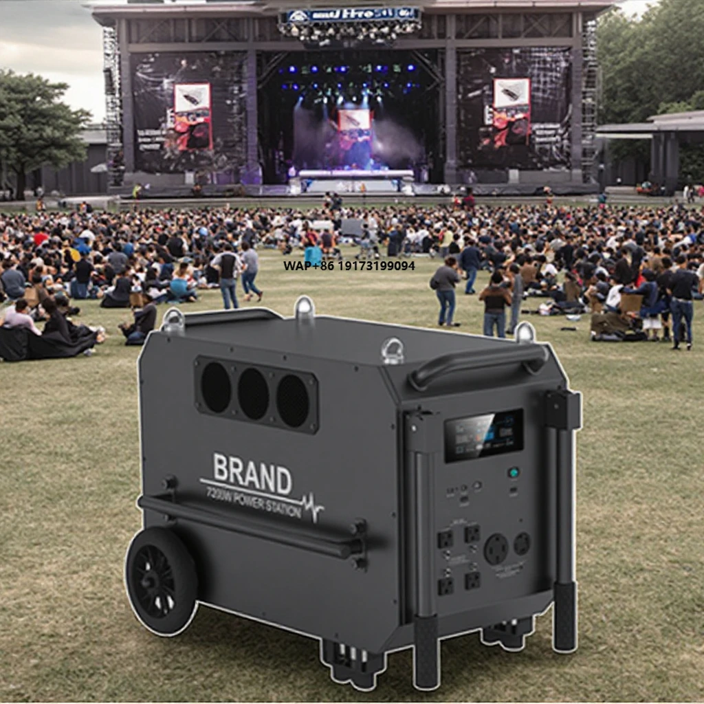 Panel Power Outdoor - เครื่องกำเนิดไฟฟ้าพลังงานแสงอาทิตย์แบบพกพา Heavy Duty 7200W พร้อมแบตเตอรี่ 18650