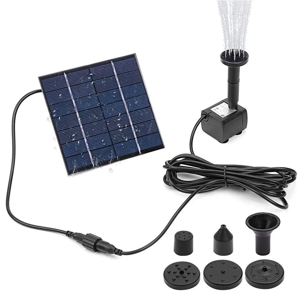 Panel Power Outdoor - ปั๊มน้ำพุพลังงานแสงอาทิตย์ขนาดมินิ1.4วัตต์ชุดแผงพลังงานปั๊มน้ำแผงโซล่าสำหรับสวนสระน้ำน้ำพุในร่มอ่างน้ำกลางแจ้ง