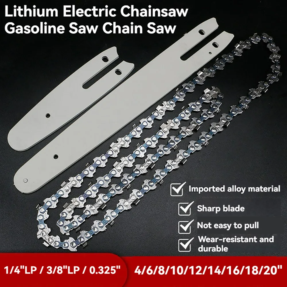 Electric Chainsaw Battery - 4/6/8/10/12/14/16/18/20 นิ้วไฟฟ้าเบนซินลูกโซ่ 28/33/37/40/45/50/52/55/56/59/62/64/72/76 DL ไดรฟ์ลิงค์ใบเลื่อยโซ่