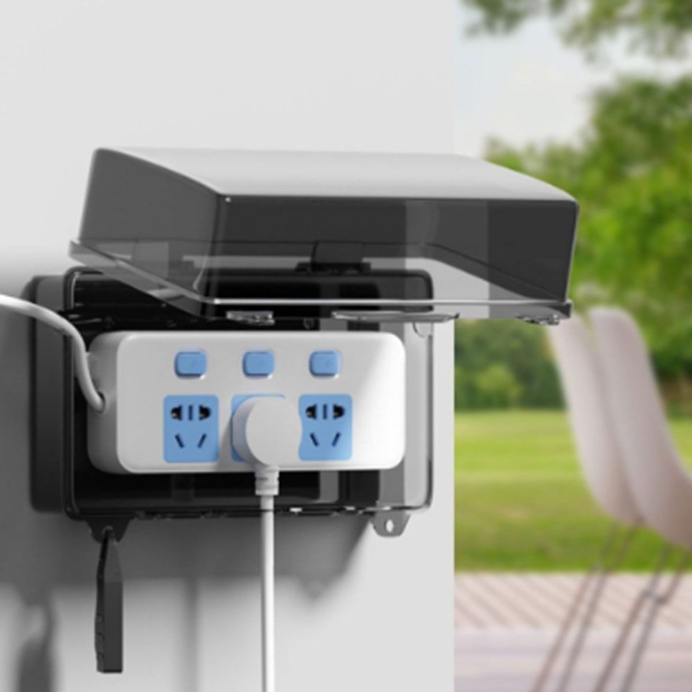 กล่องปลั๊กพลาสติกทนทาน กันน้ำ  - Outdoor Power Outlet Waterproof บทวิจารณ์และราคา