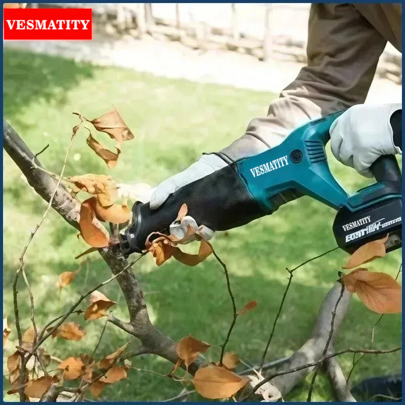 เลื่อยลูกสูบไร้สายแบบไร้แปรงถ่ - Electric Chainsaw Battery บทวิจารณ์และราคา
