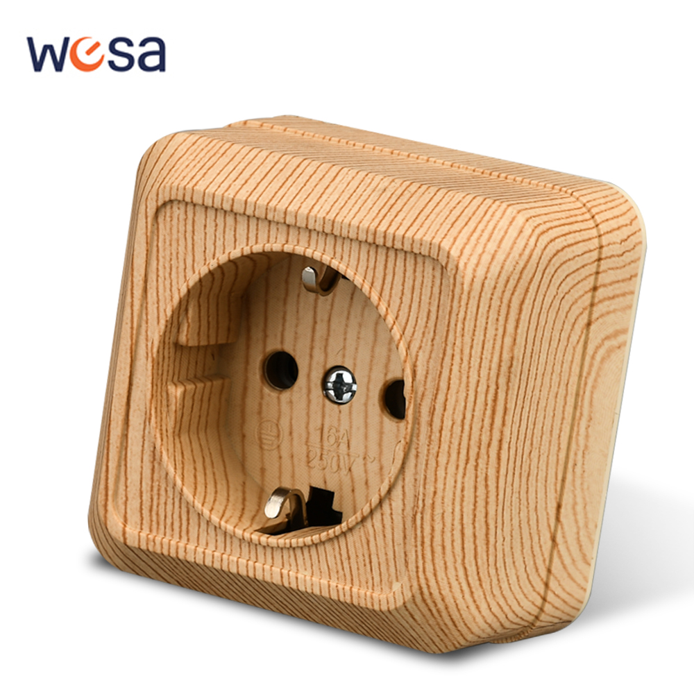 Wesa ปลั๊กเสียบพื้นผิวไม้ติดผน - Outdoor Power Plus บทวิจารณ์และราคา