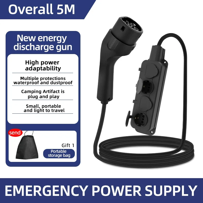 แบบพกพา 16A 4KW ไฟฟ้ารถ EV Cha - Outdoor Power Plus บทวิจารณ์และราคา