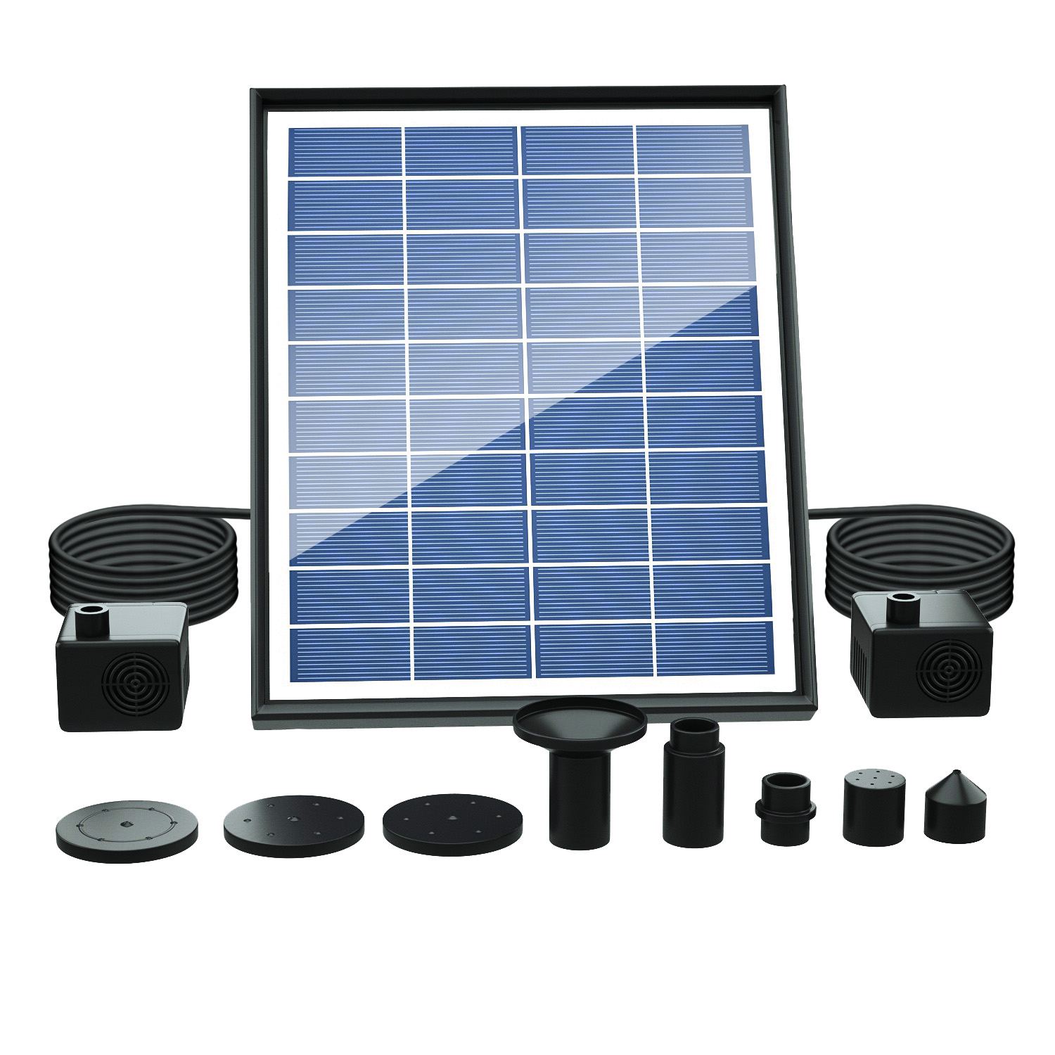 น้ำพุพลังงานแสงอาทิตย์, ปั๊มน้ - Panel Power Outdoor บทวิจารณ์และราคา