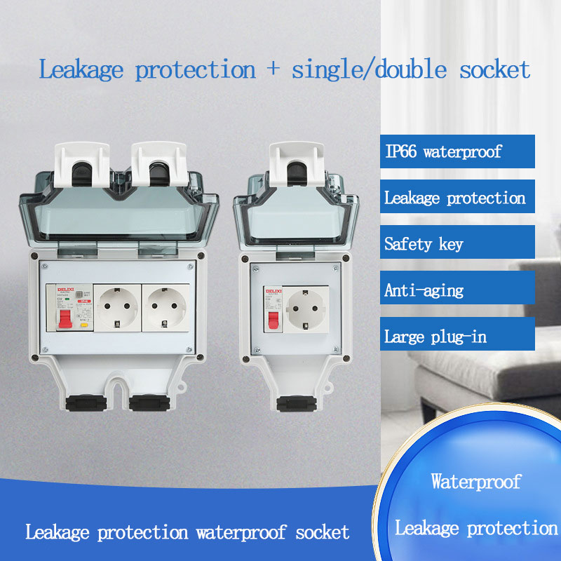 ซ็อกเก็ตกันน้ำกลางแจ้ง 86 ชนิด - Outdoor Power Outlet Waterproof บทวิจารณ์และราคา