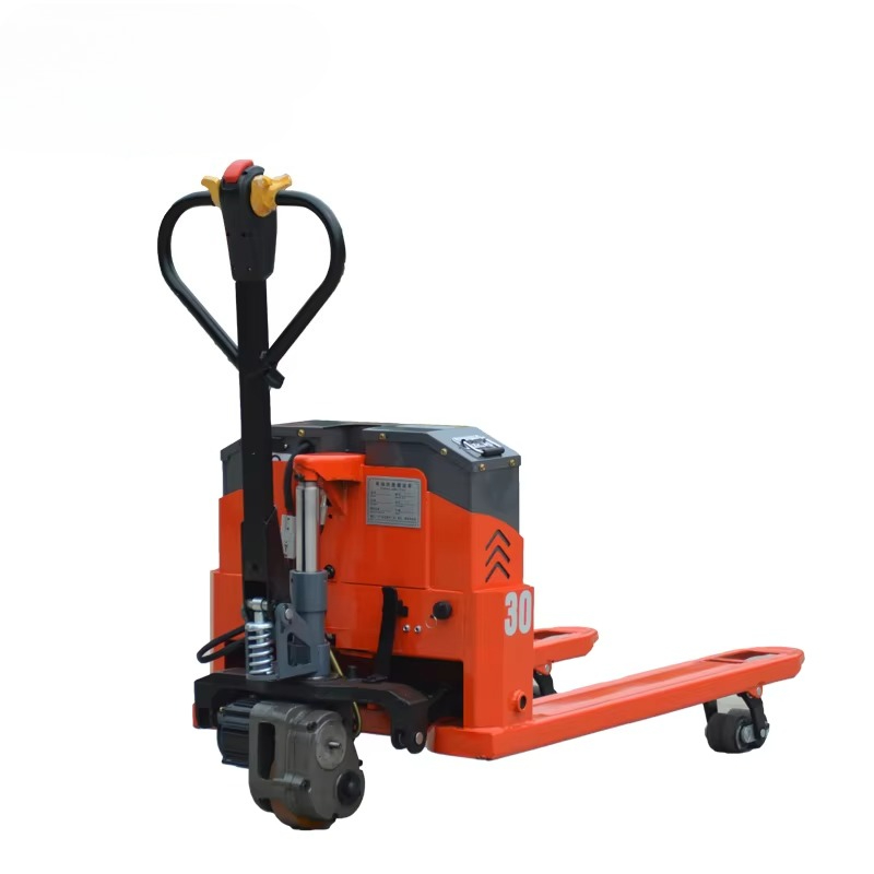 รถยกพาเลทไฟฟ้าล้อใหญ่สีแดงสำหร - Outdoor Power Pallet Jack บทวิจารณ์และราคา