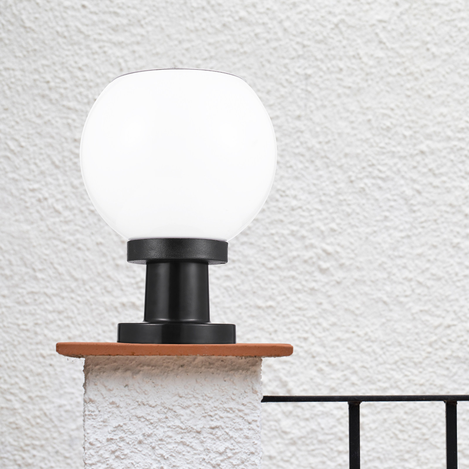 1 โคมไฟติดผนังทรงกลม LED พลังง - Outdoor Power For Lights บทวิจารณ์และราคา