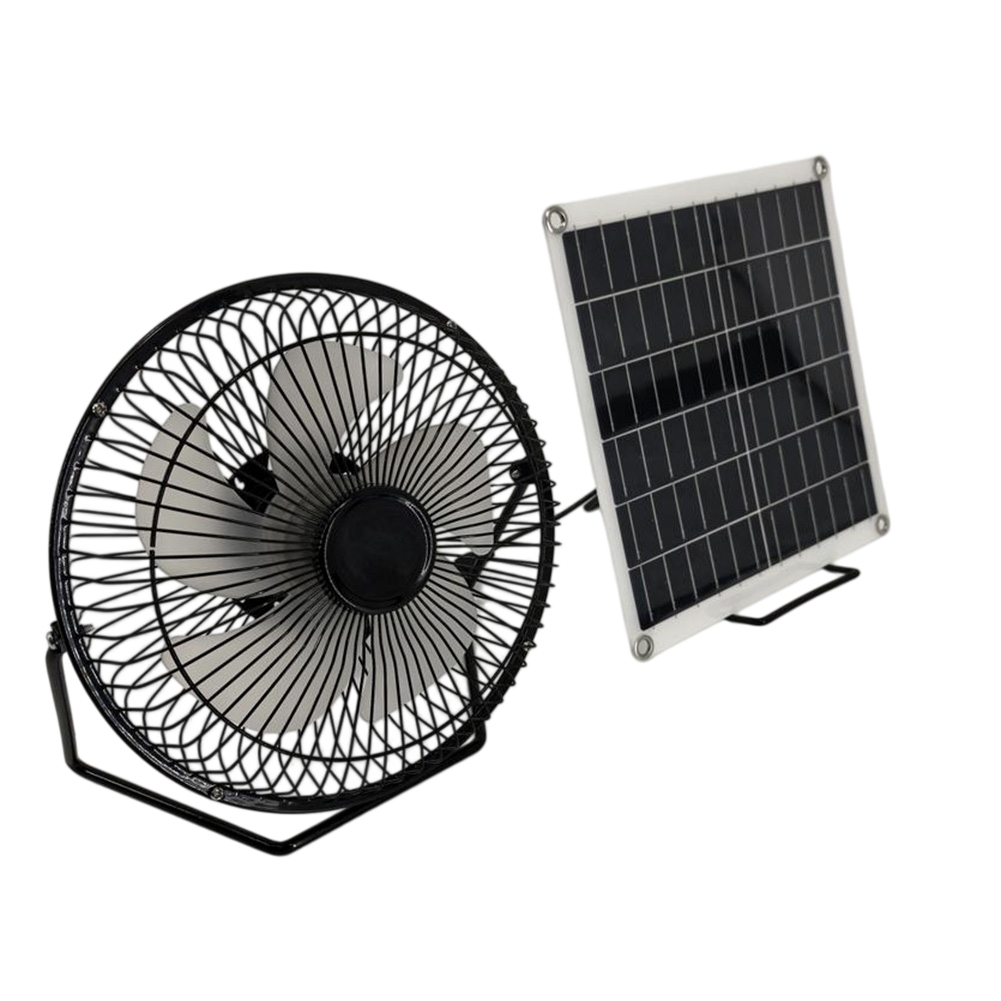 พัดลมแผงโซลาร์เซลล์ 10W ใช้ได้ - Panel Power Outdoor บทวิจารณ์และราคา
