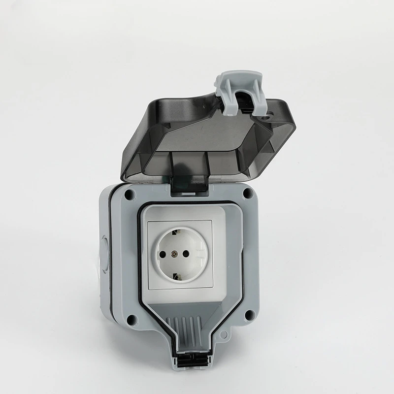 EU KR ผนังกลางแจ้งซ็อกเก็ตกันน - Outdoor Power Outlet Waterproof บทวิจารณ์และราคา