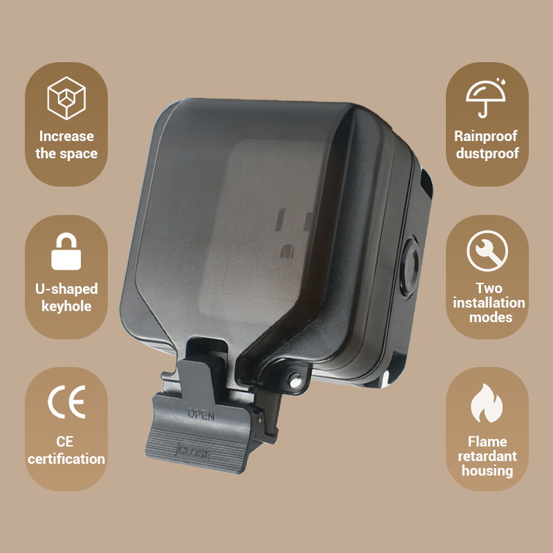 Avoir IP66 ซ็อกเก็ตกันน้ําผนัง - Outdoor Power Outlet Waterproof บทวิจารณ์และราคา