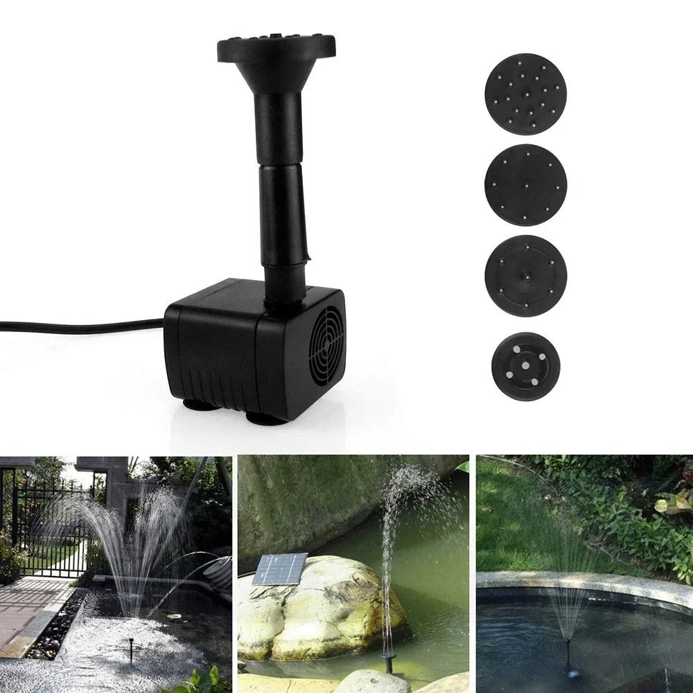 ปั๊มน้ำพุพลังงานแสงอาทิตย์ขนาด - Panel Power Outdoor บทวิจารณ์และราคา