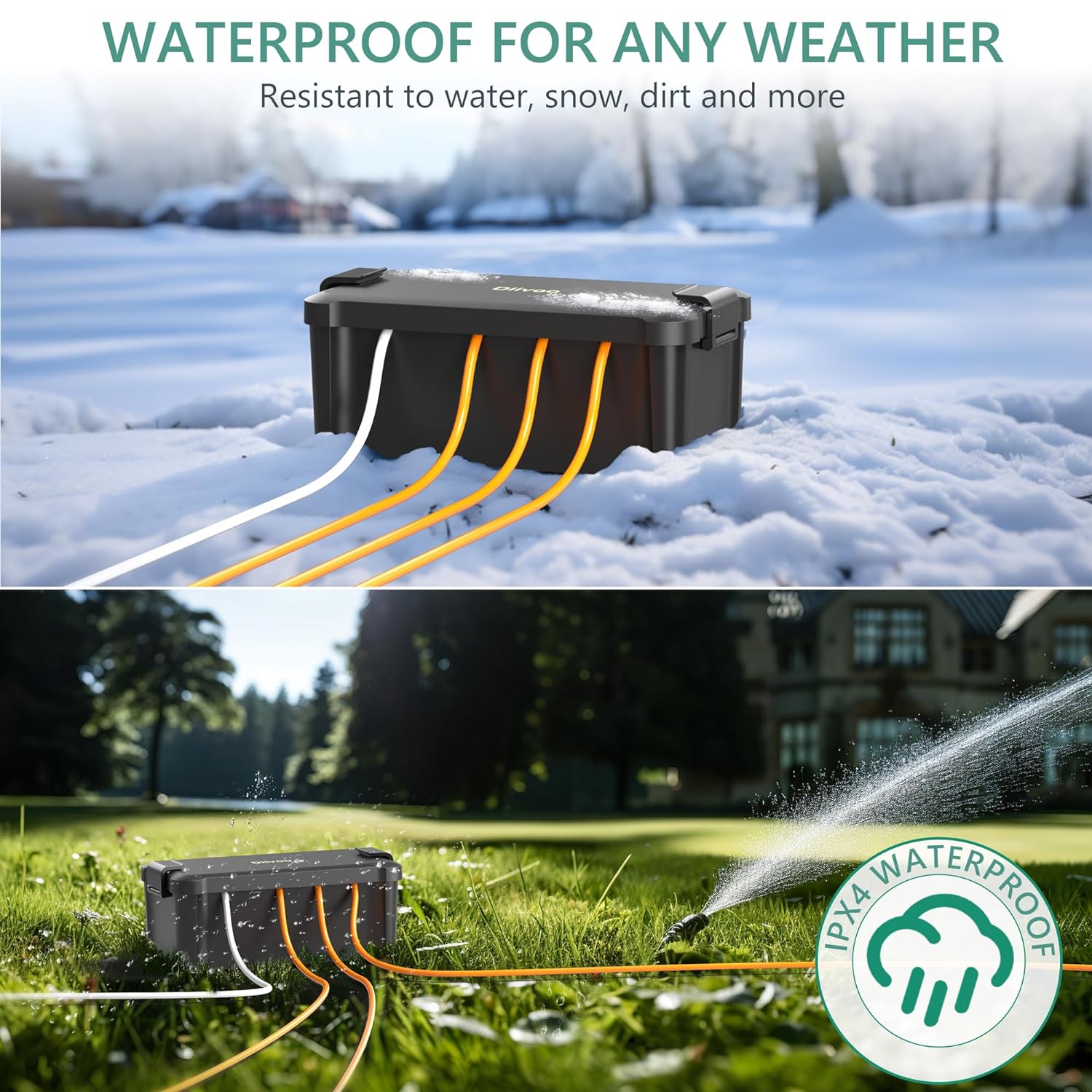 Diivoo กล่องไฟฟ้ากันน้ํากลางแจ - Outdoor Power Outlet Waterproof บทวิจารณ์และราคา