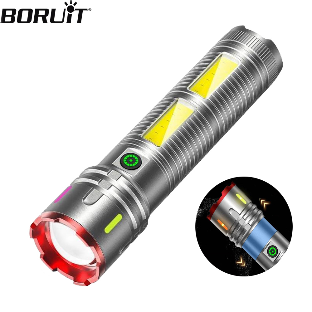 BORUiT ไฟฉาย LED Zoomable Type - Outdoor Power Meter Bike บทวิจารณ์และราคา