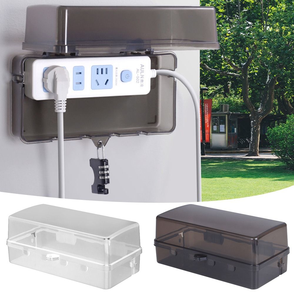 กล่องปลั๊กพลาสติกแบบพกพา ป้องก - Outdoor Power Outlet Waterproof บทวิจารณ์และราคา