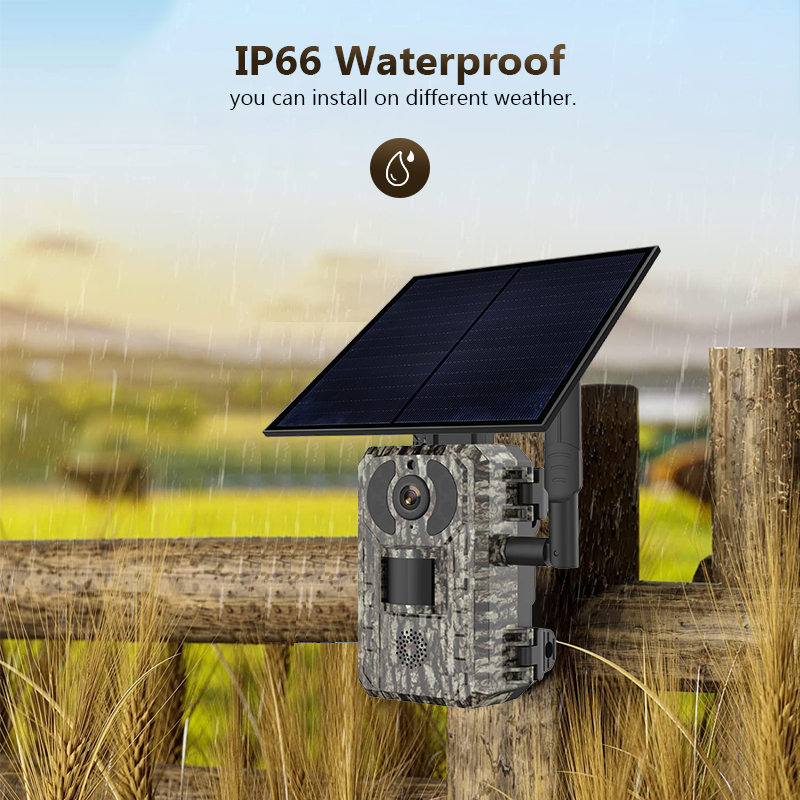กล้องล่าสัตว์ป่ากลางแจ้ง4MP 4G - Panel Power Outdoor บทวิจารณ์และราคา