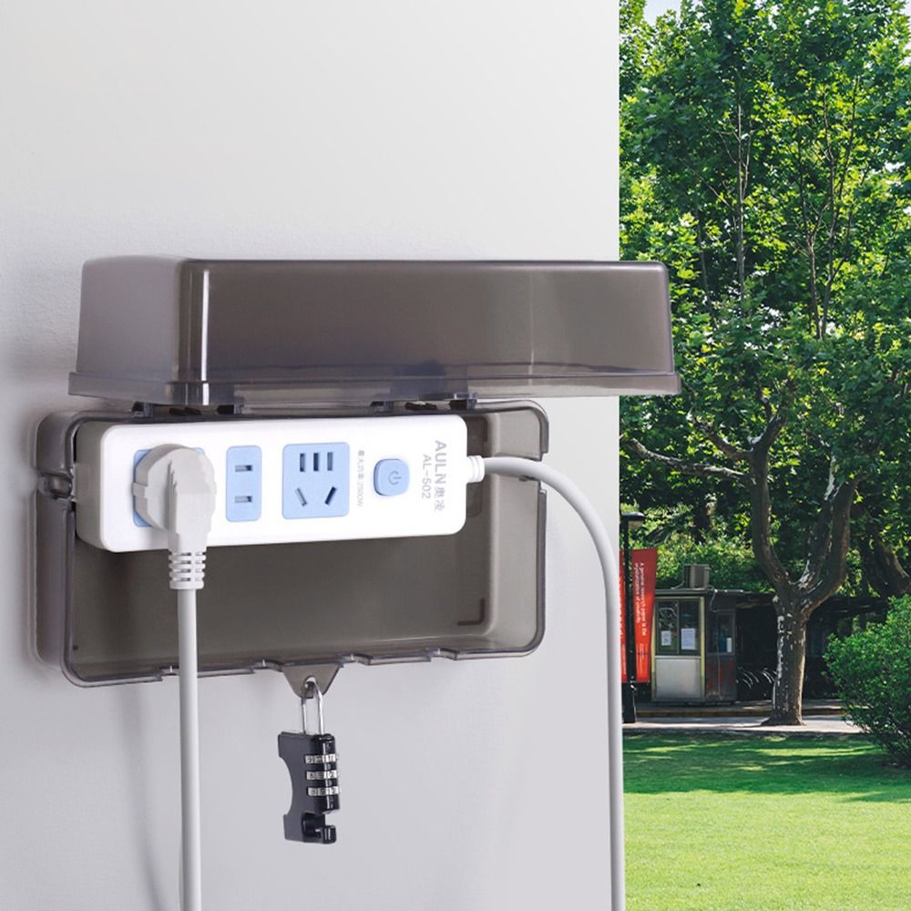 กล่องจัดเก็บปลั๊กพลาสติกแบบพกพ - Outdoor Power Outlet Waterproof บทวิจารณ์และราคา