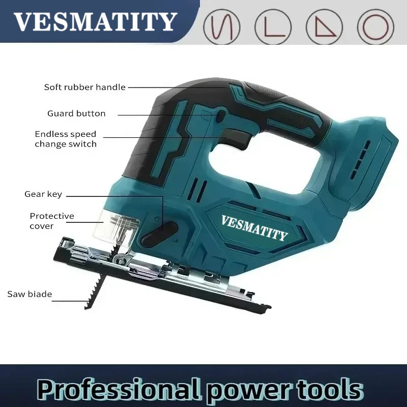 เลื่อยจิ๊กซอว์ไร้สาย DJV182Z 3 - Electric Chainsaw Battery บทวิจารณ์และราคา