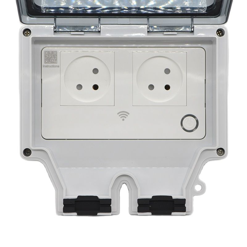 16A สมาร์ทซ็อกเก็ต IP66 ปลั๊กก - Outdoor Power Outlet Waterproof บทวิจารณ์และราคา