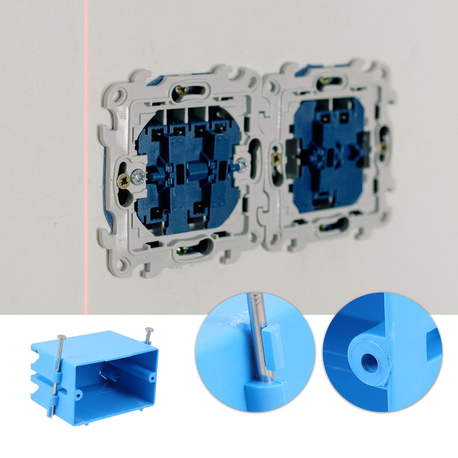 กล่องปลั๊กไฟภายนอกอาคาร ABS กล - Outdoor Power Outlet Install บทวิจารณ์และราคา