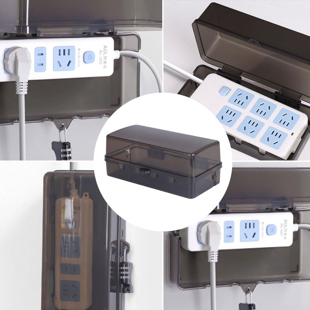 กล่องปลั๊กพลาสติกแบบพกพา กล่อง - Outdoor Power Outlet Waterproof บทวิจารณ์และราคา